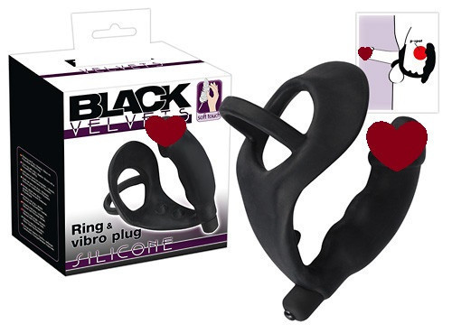 Анальна пробка BV Ring + vibro plug Sex Aura Київ - фото 1