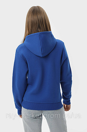 Худи женское базовое утепленное RAY BASIC васильковое (U0401W-Royal Blue) Киев - изображение 3