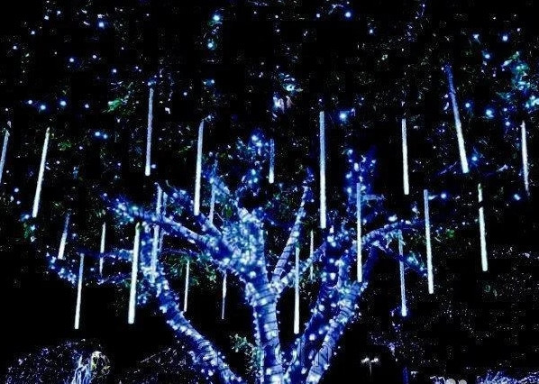 Гірлянда світлодіодні бурульки 8 шт. 50 см (прозорий шнур) біла Вінниця - фото 5