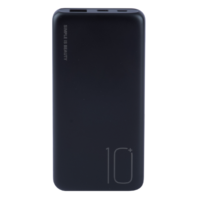 Портативний зовнішній акумулятор XO PR182 10000mAh (Чорний) Вінниця - фото 9