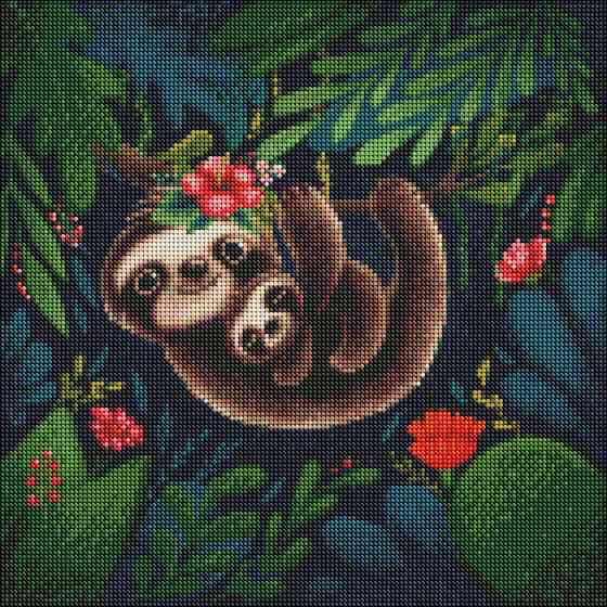 УЦІНКА! Алмазна мозаїка "Тропіки" ©Elena Schweitzer AMO7325-UC 40х40 см Вінниця