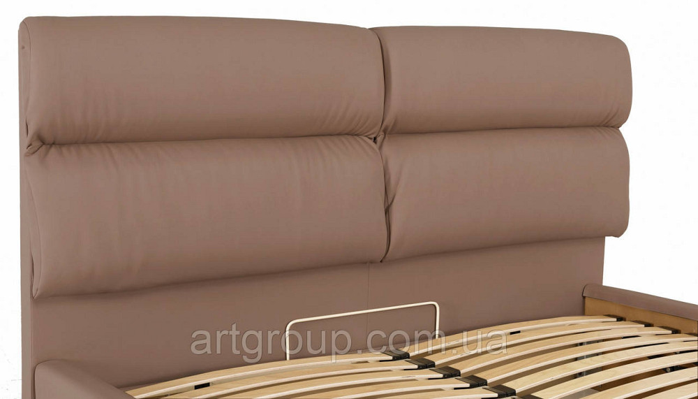Кровать Двуспальная Oxford Comfort 160 х 190 см Fly 2213 С подъемным механизмом и нишей для белья Светло-коричневый Днепр - изображение 14