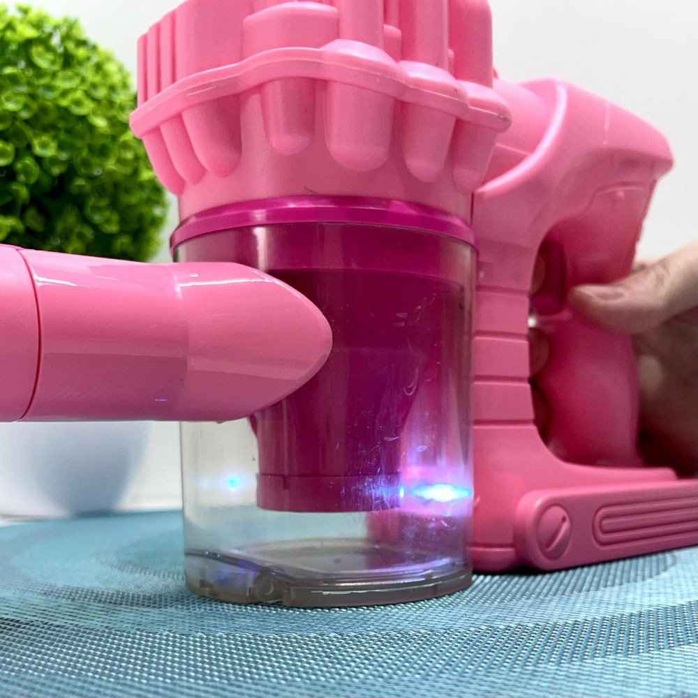 Пилосос WToys 3 насадки підсвічування дзижчання всмоктуючий пил Рожевий (83718/XG 2-33 AB) Чернигов - изображение 9