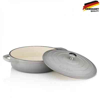 Сотейник Kela Calido Cover 28 см 3,2 л Grey (12611) Винница