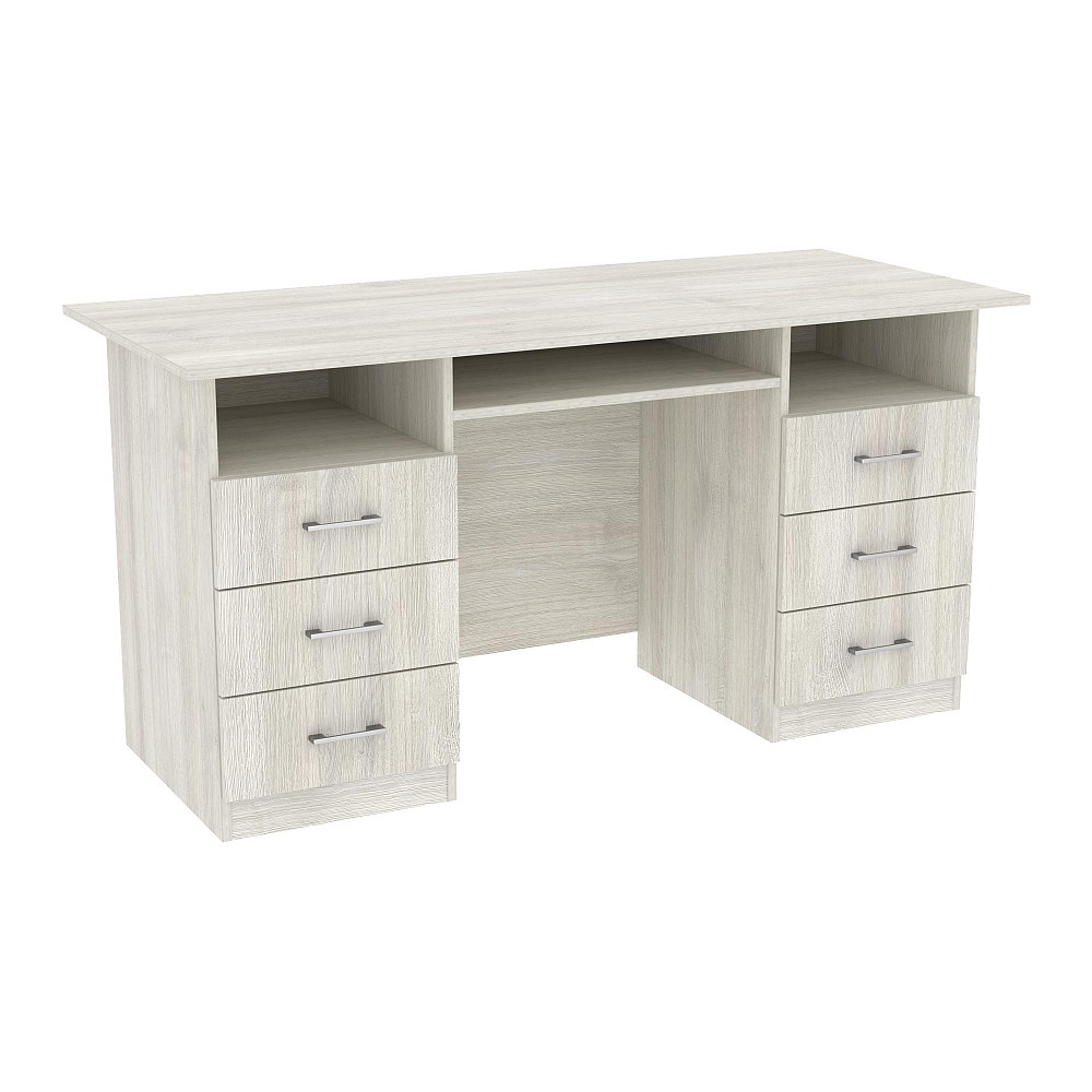 Стол офисный ОСП-4, Дуб Шамоні Світлий, 1500/600/760 Львов - изображение 1