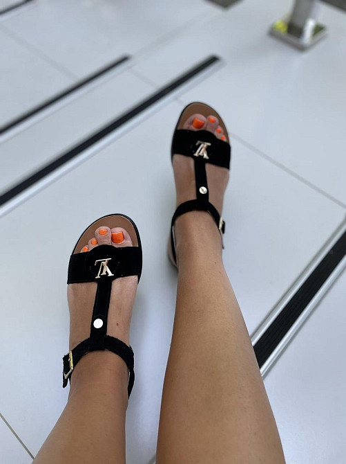 Kentro Босоніжки жіночі KENTO 110 чорні (літо, замша натуральна) (924) Коломия - фото 10