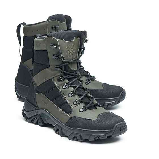 Настоящие зимние мужские тактические ботинки, берцы, влагостойкие, водонепроницаемые, хаки. 44 (29) Харків