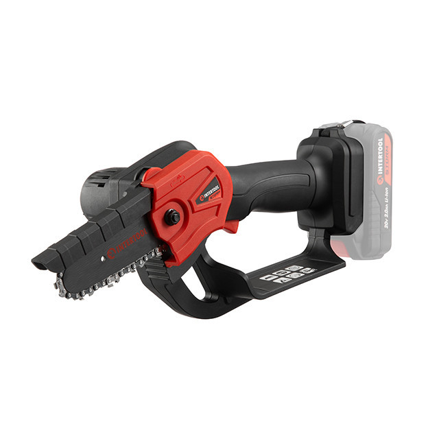 Мини-пила аккумуляторная INTERTOOL WT-9110, 20 В, шина 10 см, 4 м/с, без ЗУ и АКБ, STORM - обрезка без хлопот Львов - изображение 10