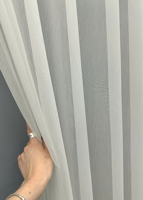 Тюль VR-Textil 1521т Бамбук Молочный 350х270 см (42-0955) Киев - изображение 5