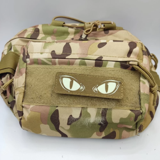 Патч / шеврон Cat Eyes Laser Cut койот Запоріжжя