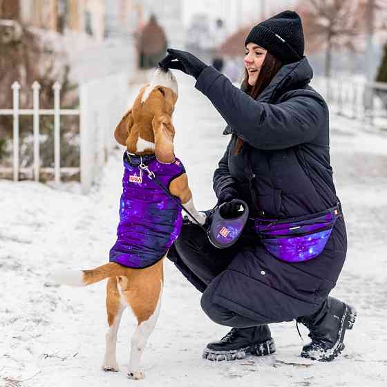 Курточка для собак WAUDOG Clothes малюнок "NASA21", M45, В 62-64 см, С 35-38 см Коломыя