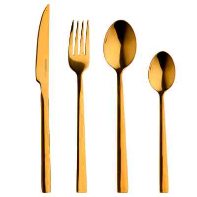 Набір столових приборів Bergner Sofia gold 24 предмета (BG-45143-GD) Вінниця