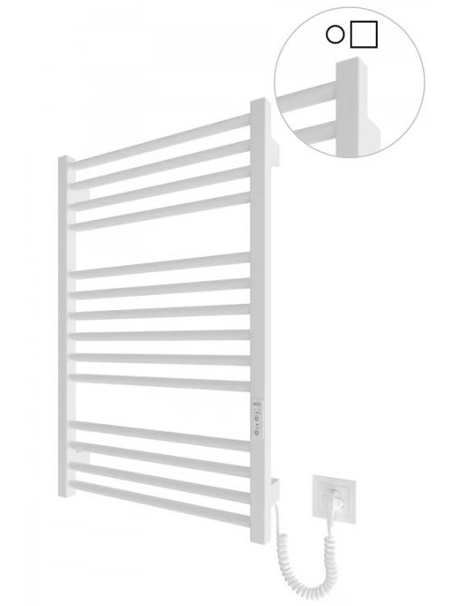 Електрична рушникосушка HF Derby 770х530 TR K біла матова Київ - фото 1