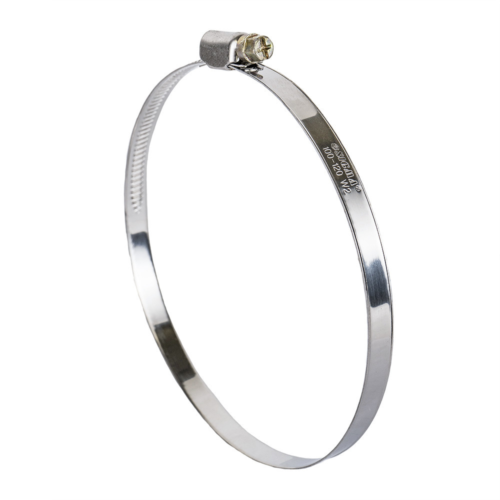 Хомут черв'ячний неіржавкий 9 мм D100-120мм 10 шт SIGMA (2510181) Київ - фото 1