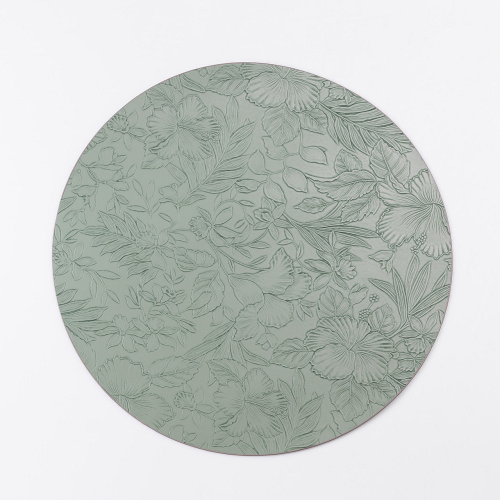 Yiwu Серветка сервірувальна на стіл кругла Ø38 (см) Зелена HP-35-8GR Коломия - фото 1