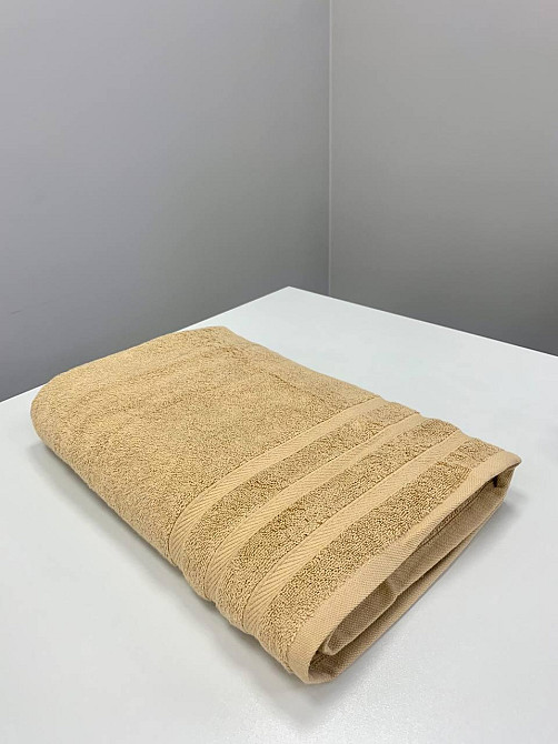 Рушник махровий Ideal Textile Косичка однотонний щільність 500 г/м2 100х150 см (56860742) Бежевий Чернівці - фото 3