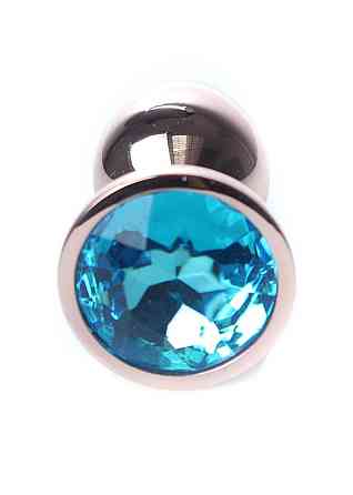 Анальная пробка - Jewellery Red Gold Plug Light Blue Sex Aura Киев