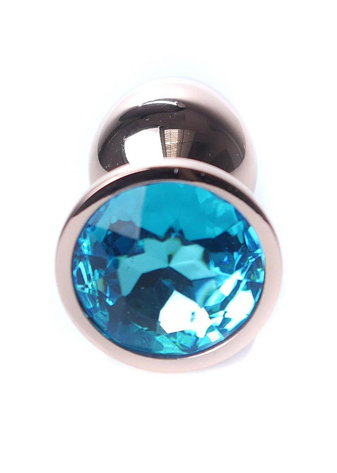 Анальная пробка - Jewellery Red Gold Plug Light Blue Sex Aura Киев - изображение 2