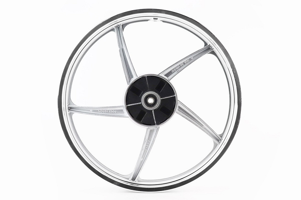 Диск задній литий 1,6-17" ALPHA/ACTIVE "промені", сріблястий (вісь 12мм) Київ - фото 3