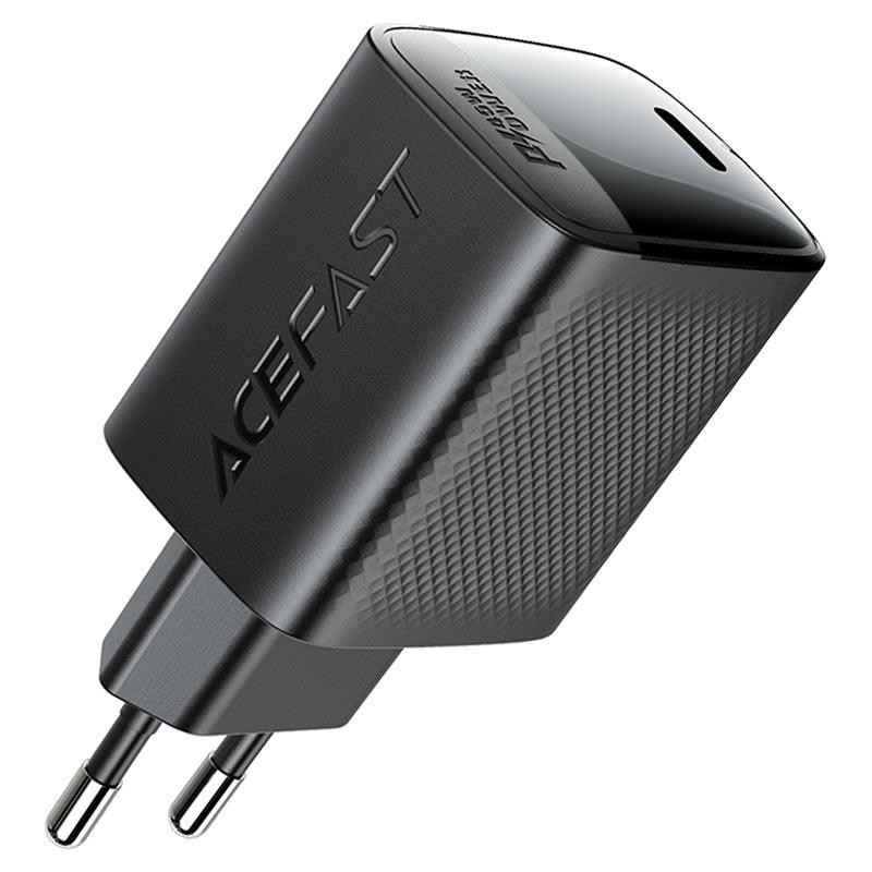 Мережевий зарядний пристрій ACEFAST A112 PD45W GaN single USB-C charger (EU) Black Одеса - фото 5