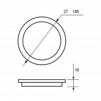 Світильник Eurolamp LED Downlight(white) 6W 420 Lm 4000K (LED-DLR-6/4(white)) Вінниця - фото 4