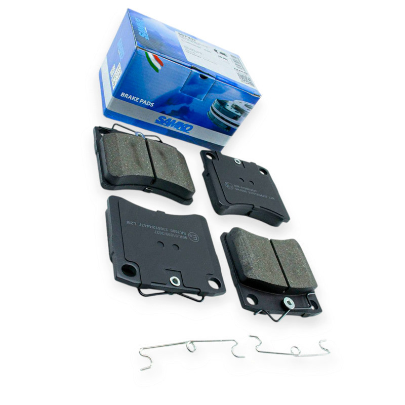 Колодки гальмівні автомобіль Фольцваген Т4 (1990-1996) передні (5SP437) (система TRW) Мукачево - фото 1