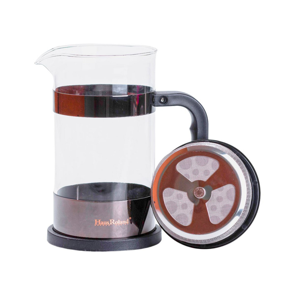 TS Kitchen Заварник для чаю 1 літр з френч пресу чорний HP33538B Киев - изображение 3