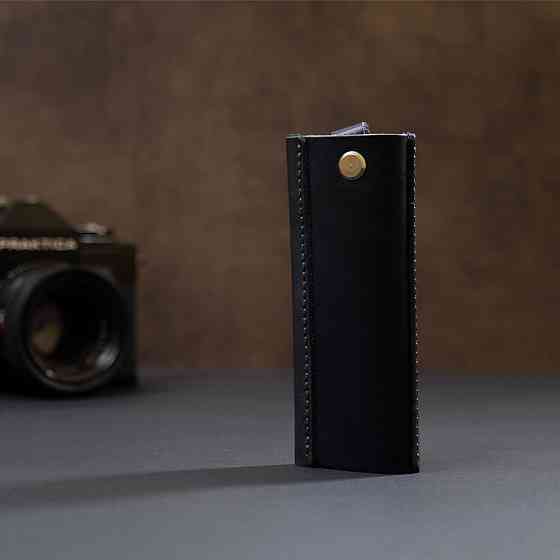 Кожаная ключница GRANDE PELLE 11352 Синяя Киев