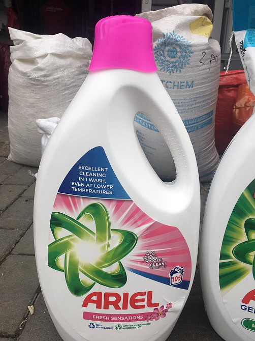 🧺 Ariel Fresh Sensations 105 прань — Рідкий пральний засіб для свіжості та чистоти білизни 🌸 Київ - фото 2