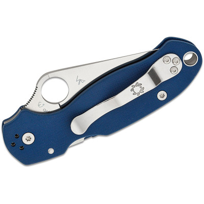 Ніж Spyderco Para 3 Satin SPY27 Cobalt Blue G10 (C223GPCBL) Вінниця - фото 4