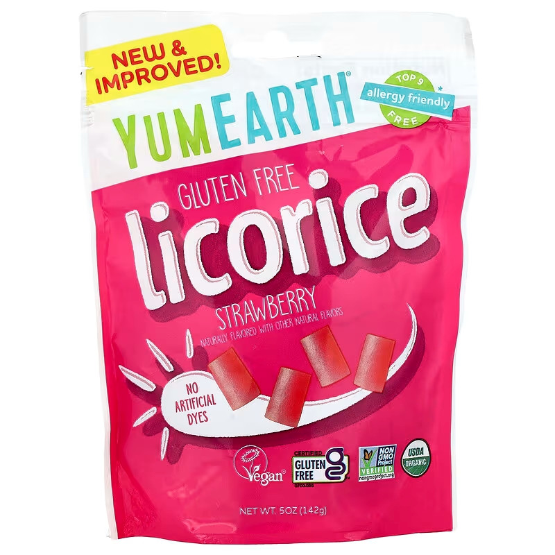 Безглютенова лакриця YumEarth Gluten Free Licorice, Strawberry 142 g Луцьк - фото 1