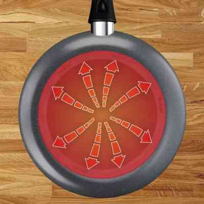 Сковорода Tefal ВОК Hard Stone 28 см, алюміній, бакеліт, сірий (D4561932) Вінниця