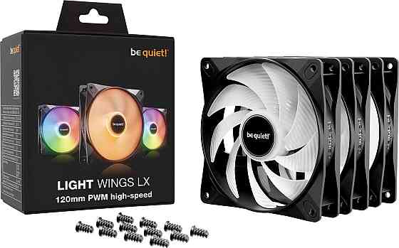 Вентилятор be quiet! Light Wings LX 120mm PWM High-Speed 3-Pack Black (BL124) ( 21268 ) Харьков