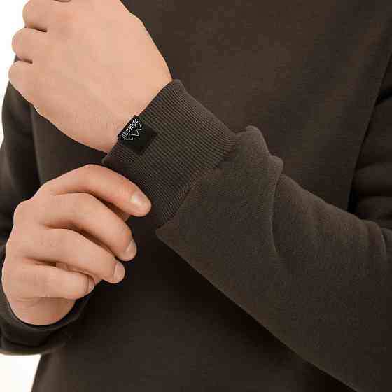 Світшот чоловічий однотонний хакі Pobedov 007 ЗИМА Київ