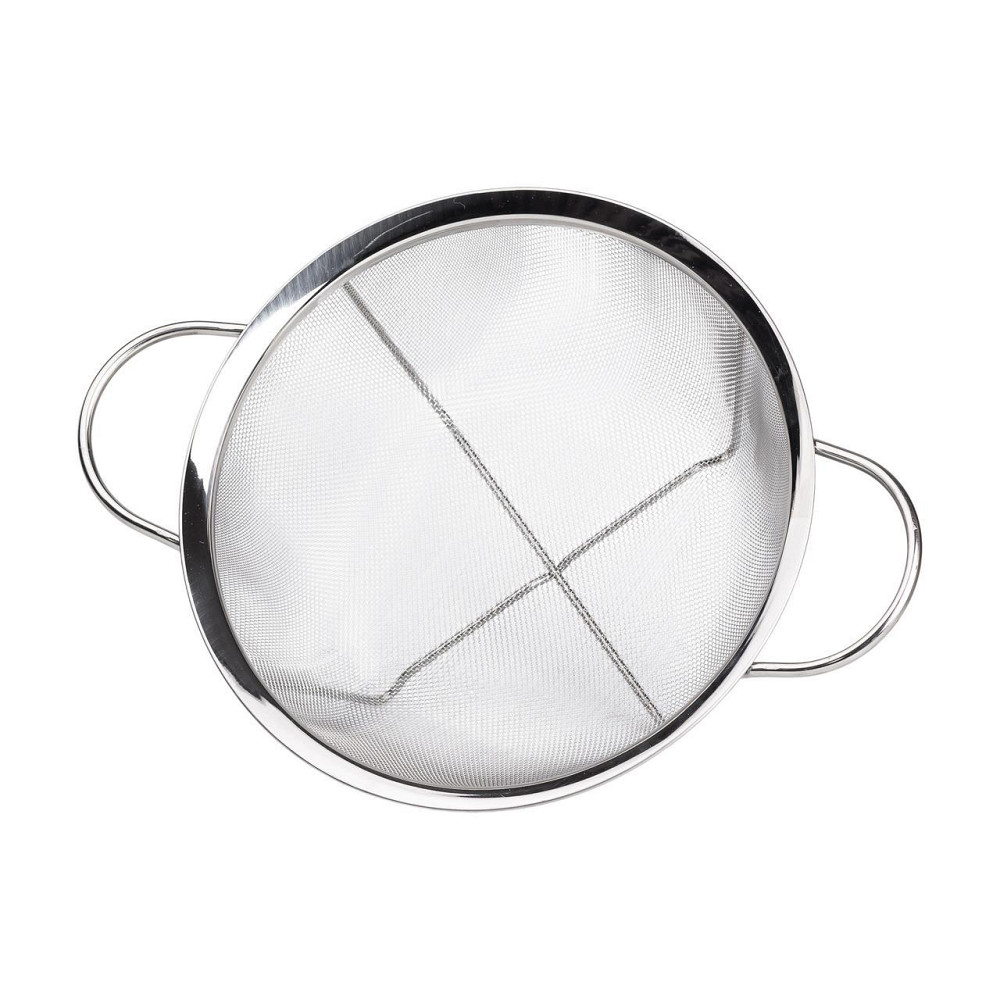 Дуршлаг с двумя ручками 22 см мелкоячеистая сетка из нержавеющей стали HP-19-2-22CM Киев - изображение 3