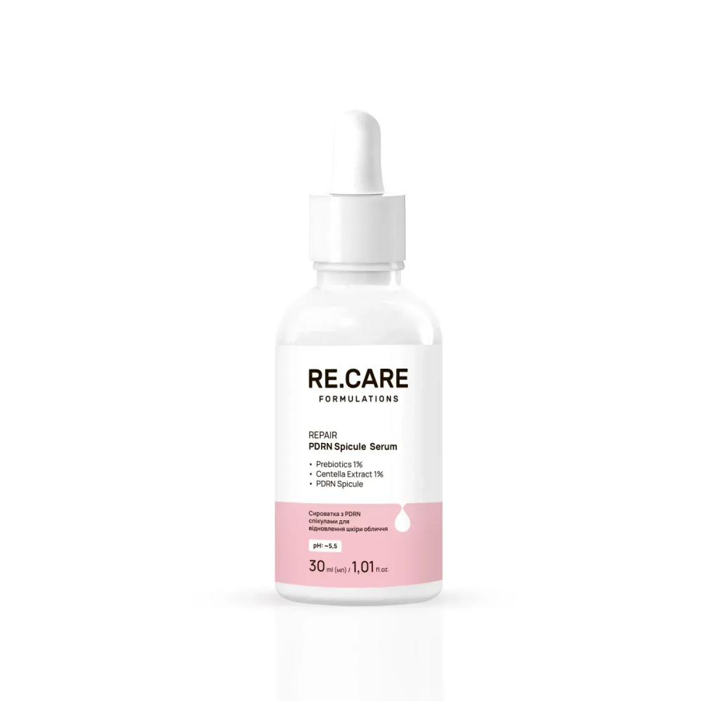 Сыворотка с PDRN спикулами для восстановления кожи лица Repair PDRN Spicule Serum RE.CARE 30 мл Киев - изображение 8