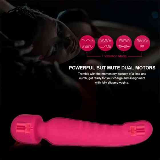 Двосторонній вібратор з підігрівом Dual Motor Vibe Вінниця