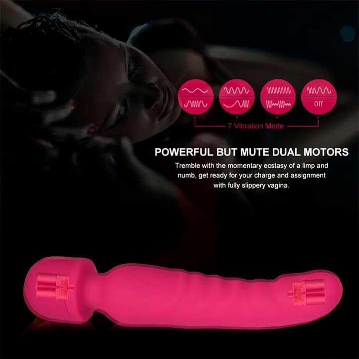 Двосторонній вібратор з підігрівом Dual Motor Vibe Вінниця - фото 6