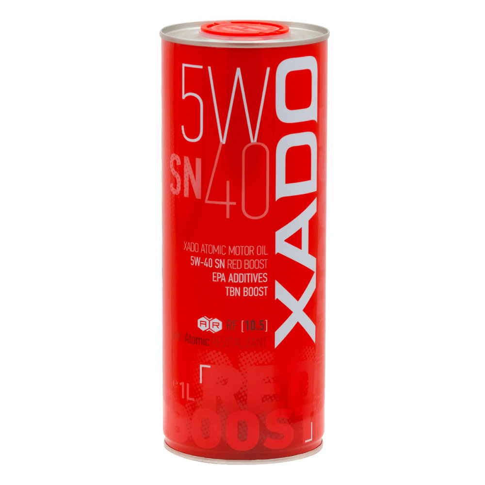 Моторное масло Xado Atomic Oil Red Boost 5W-40 1л Львов - изображение 1