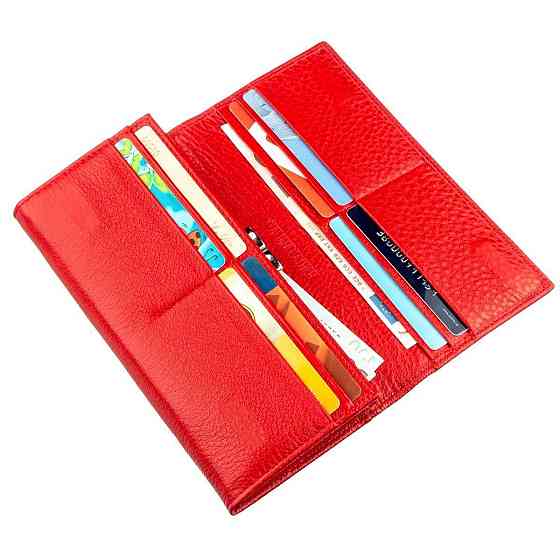 Жіночий місткий гаманець ST Leather 18875 Червоний Київ