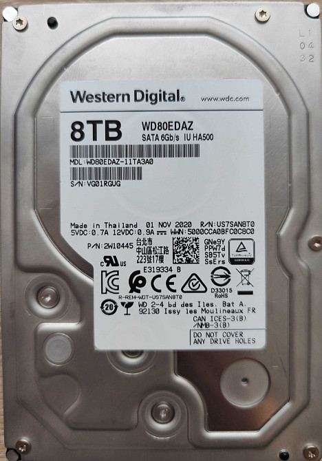 Жёсткий Диск 8ТВ Киев - изображение 1