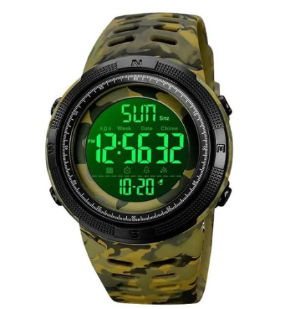 Годинник наручний SKMEI 2070CMGNBK, ARMY GREEN CAMO-BLACK, 9785 Дніпро