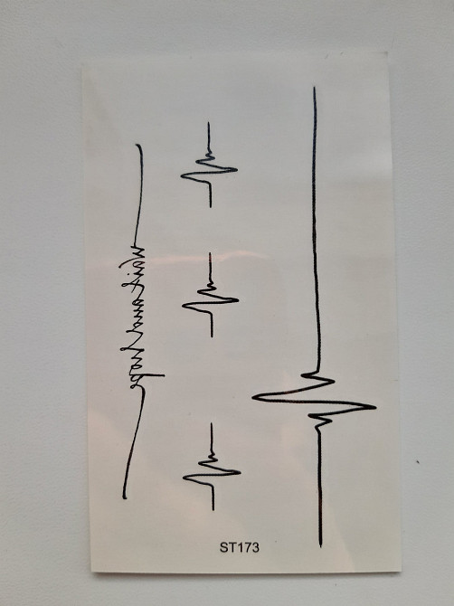 Тимчасове тату з написами - 10*6см Київ - фото 1