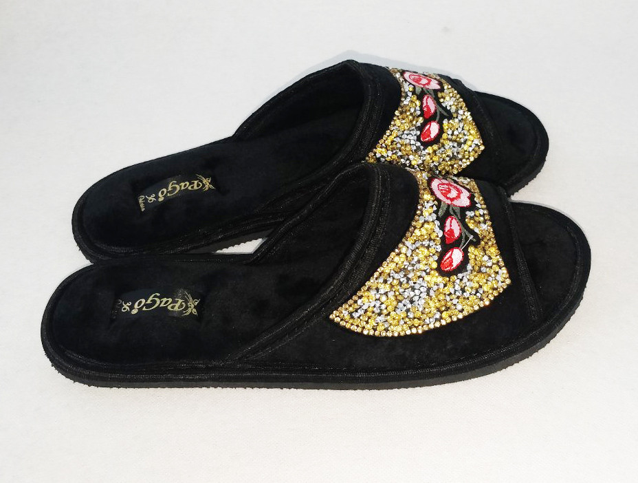 Тапки женские домашние открытые  