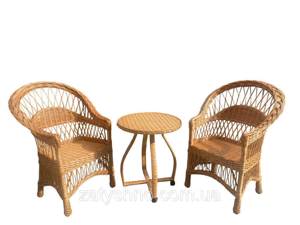 Мебель плетеная на 2 с журнальным столом Киев - изображение 6