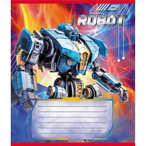 Зошит учнівський "Роботи" 012-520125L-3 в лінію, 12 аркушів Вінниця