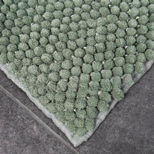 Набір килимків для ванної 2шт 50*80см+50*55см Ананас нефрит Дариана Житомир - фото 4