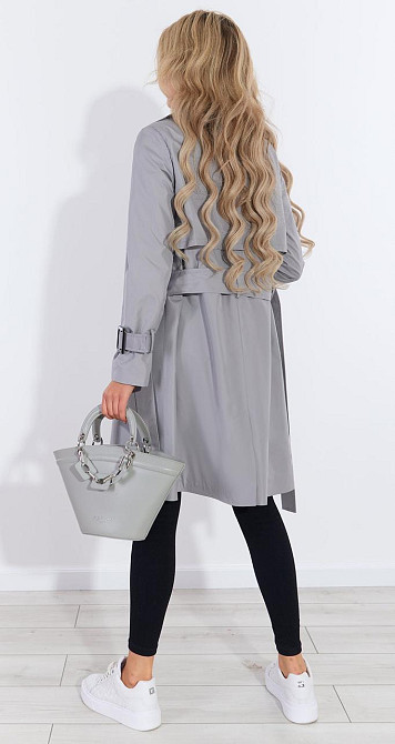 Стильний тренч у шоколадному кольорі (48) Київ - фото 3