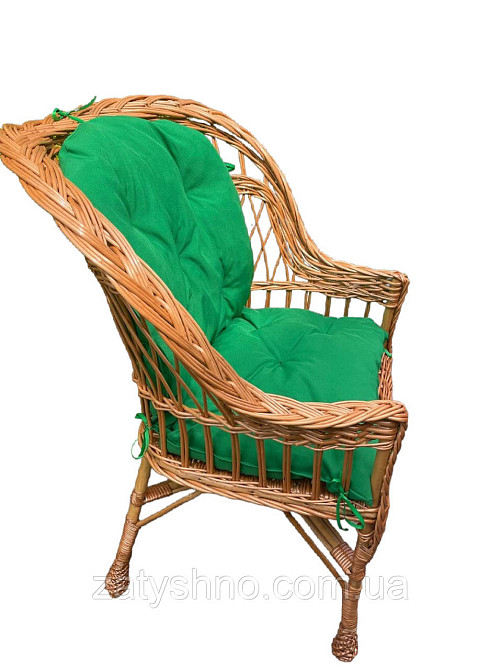 Комплект плетених меблів з подушками Київ - фото 3