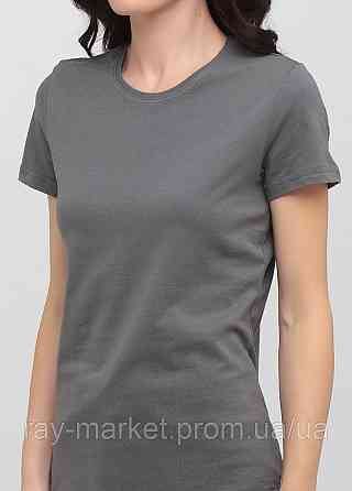 Футболка базова Stedman Classic-T Unisex жіноча приталена темно-сіра (ST2600-RGY ) Київ